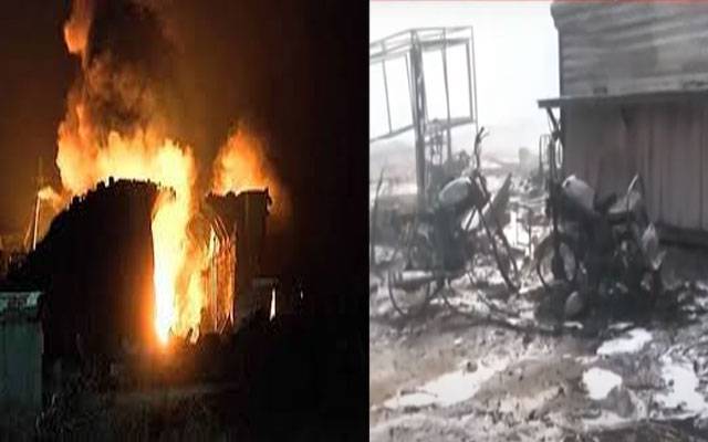 سبزہ زار میں آتشزدگی کا افسوسناک واقعہ