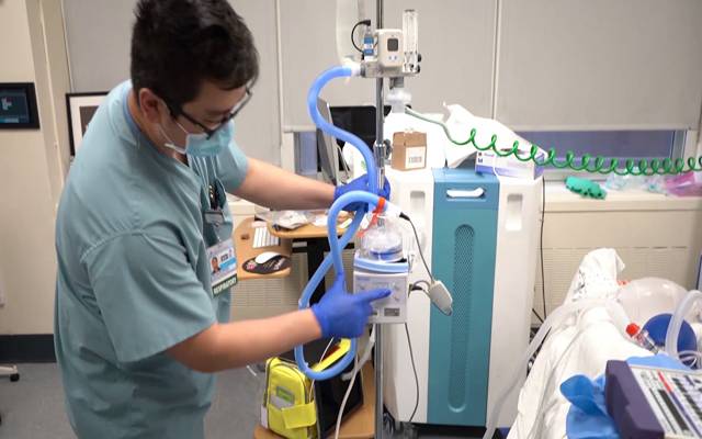  کورونا مریضوں کیلئےجدید مشین جنرل ہسپتال میں نصب