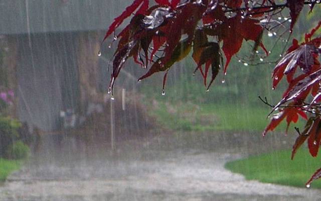ملک کے بعض مقامات پر بارش کیساتھ ژالہ باری کا امکان