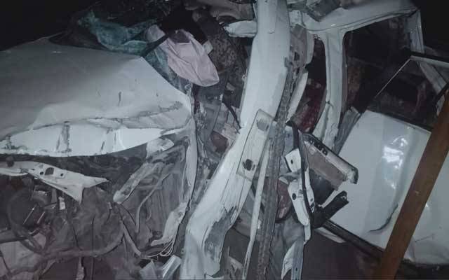 رائیونڈ کے علاقے میں خوفناک ٹریفک حادثہ