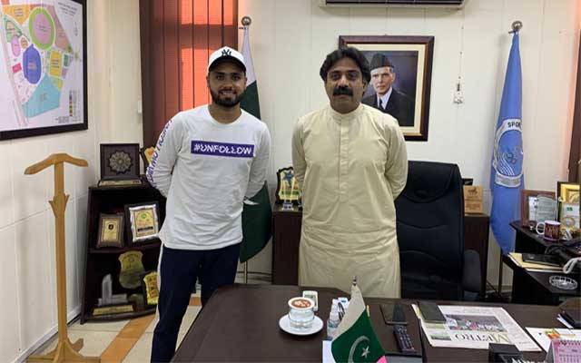 وزیر کھیل کا فہیم اشرف کی درخواست پر نوٹس