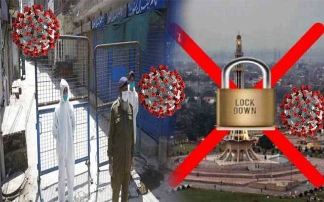 کورونا وبا کے غیر معمولی پھیلاؤ پر سمارٹ لاک ڈاؤن، لاہور کے کئی علاقے سیل