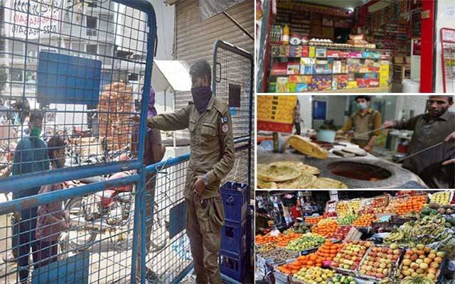 سیل علاقوں میں کریانہ، آٹا چکی، فروٹ شاپس، تندور کھلے رہیں گے