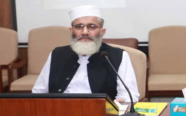 پاکستانی ٹیکس مندر کی تعمیر پر استعمال نہیں ہونا چاہئے، سراج الحق