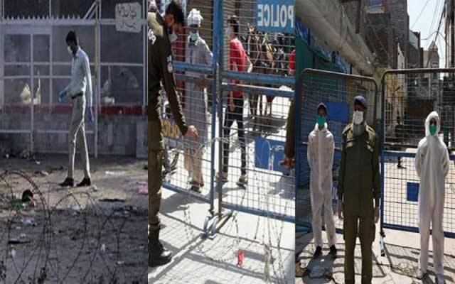 لاک ڈاؤن کی خلاف ورزی، خاردار تاریں ہٹا دی گئیں