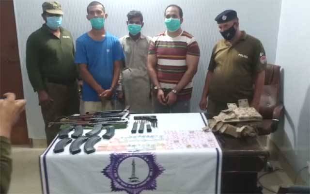  بھتہ خور ساتھیوں سمیت گرفتار
