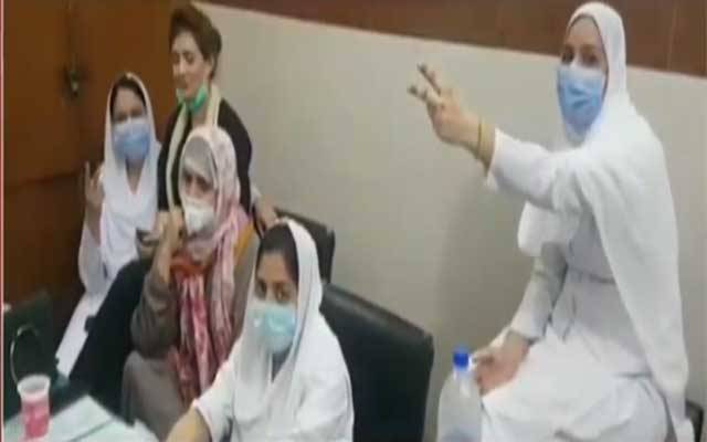 نرسز کا احتجاج 16 ویں روز بھی جاری