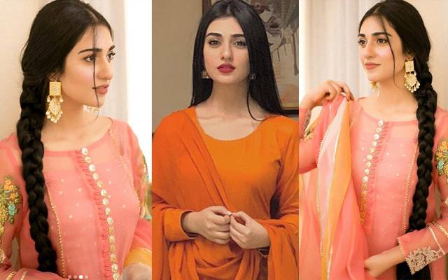 اداکارہ سارہ خان کی دیسی سٹائل میں تصویریں وائرل