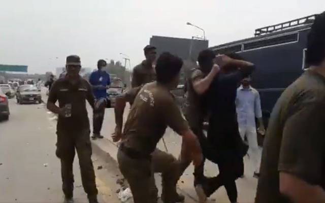 نیب آفس توڑ پھوڑ ،ن لیگی کارکن 14 روزہ ریمانڈ پر جیل منتقل 