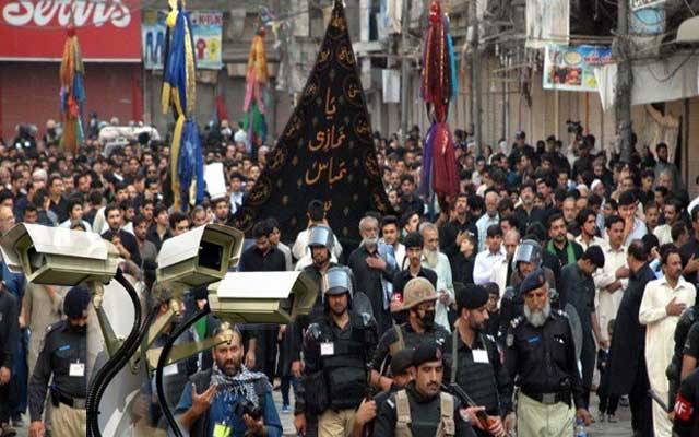 جلوسوں کی نگرانی کیلئے کیمرے نصب