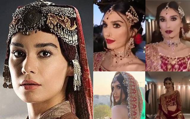 ترک ڈرامہ’ارطغرل غازی‘ کی گوکچہ خاتون پاکستانی دلہن بن گئیں