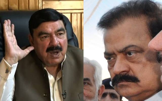 رانا ثناءاللہ نے شیخ رشید کی کلاس لے لی