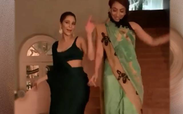 اداکارہ عائشہ عمر اور انوشے اشرف کی نئی ڈانس ویڈیو وائرل