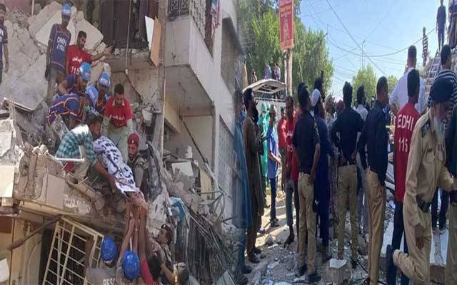 شہر قائد میں دھماکہ، 5 افراد جاں بحق،26 سے زائد زخمی