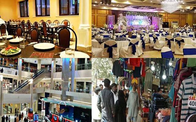  شاپنگ مالز، مارکیٹیں، شادی ہالز اور ریسٹورنٹس رات 10بجے بند کرنیکا فیصلہ