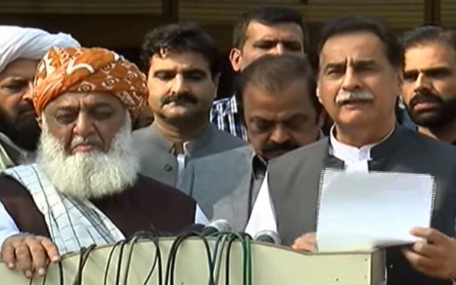 سردار ایاز صادق اپنے موقف پر ڈٹ گئے،پی ڈی ایم بھی ہم آواز 
