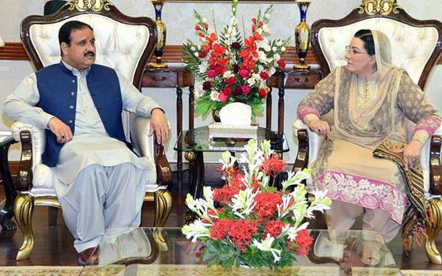 وزیر اعلٰی پنجاب سے ڈاکٹر فردوس عاشق اعوان کی ملاقات