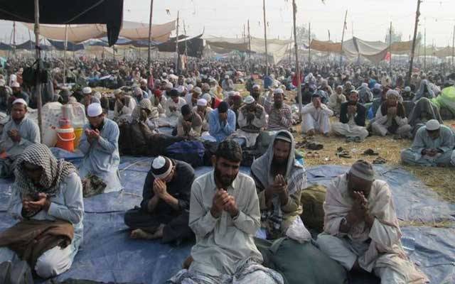 تین روزہ تبلیغی اجتماع رقت آمیز دعا کیساتھ اختتام پذیر