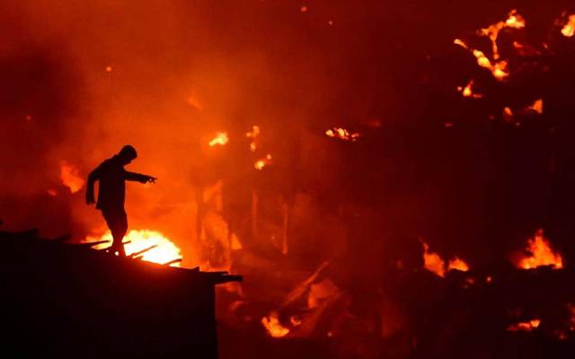 آگ لگنے کے واقعات تھم نہ سکے،نولکھا بازار میں لاکھوں کا نقصان