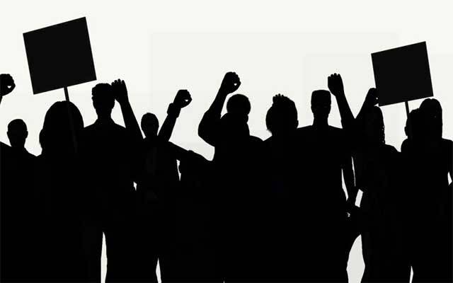 پی ایم ایس افسران کا احتجاج جاری