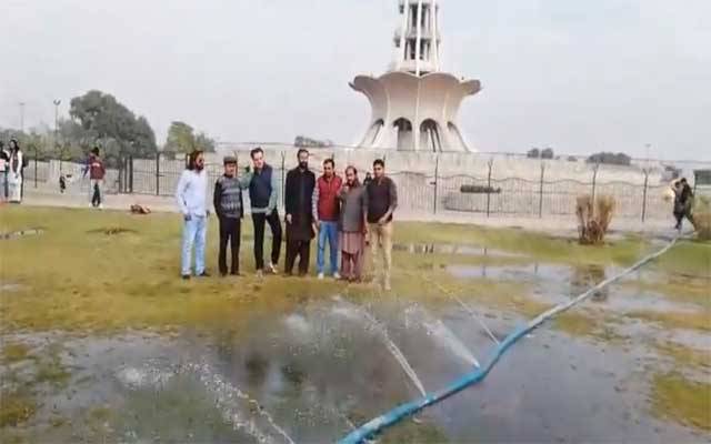  حکومت نے لاہور جلسہ روکنے کیلئے پانی کا سہارا لے لیا