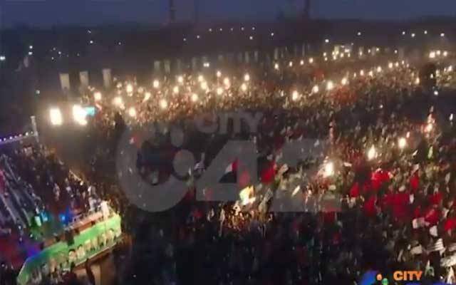 اپوزیشن کا سیاسی پاور شو، جلسہ گاہ بھر گئی