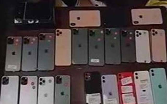  کسسٹم حکام کی بڑی کاروائی، آئی فونز کی اسمگلنگ ناکام 