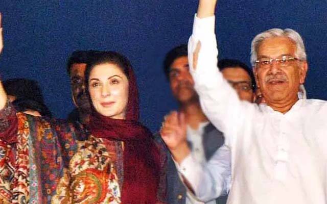 مریم نواز نے خواجہ آصف کی گرفتاری کی کہانی بیان کردی 
