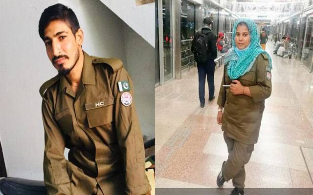 ٹک ٹاکر جوڑے کو پولیس وردی پہننا مہنگا پڑگیا
