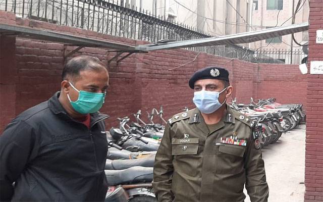 سی سی پی او لاہور کا شہر کے مختلف مقامات کا وزٹ