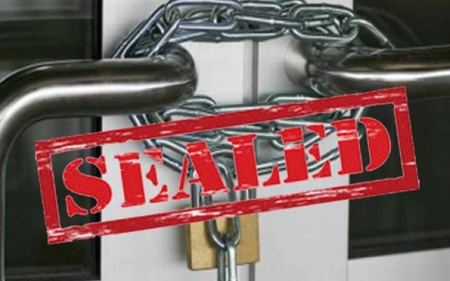 کورونا وائرس ایس او پیز کی خلاف ورزی پر  21 دکانیں،سٹورز اور ریسٹورنٹس سیل