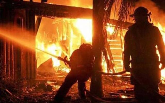 شوزفیکٹری میں آتشزدگی، جانی ومالی نقصان