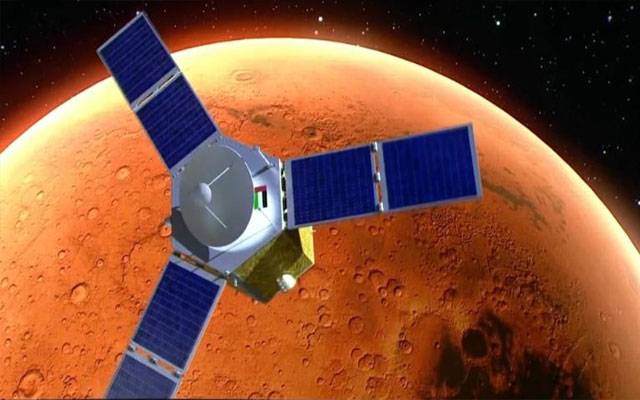 عرب خلائی مشن نے مریخ کی پہلی تصویر بھیج دی