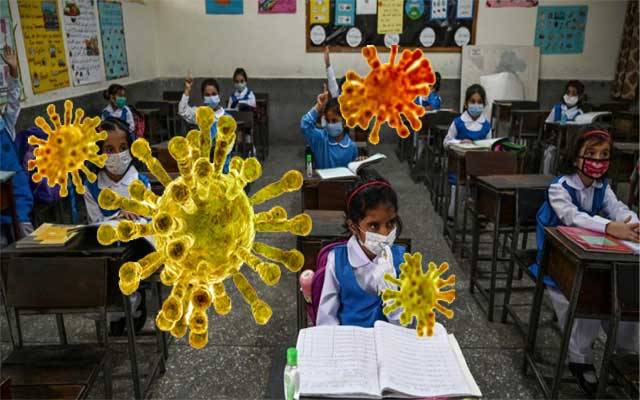 کورونا کے وار جاری، سکول ایک بار پھر بند