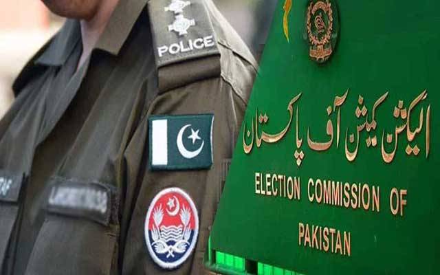 پنجاب پولیس الیکشن کمیشن سے ہاتھ کر گئی