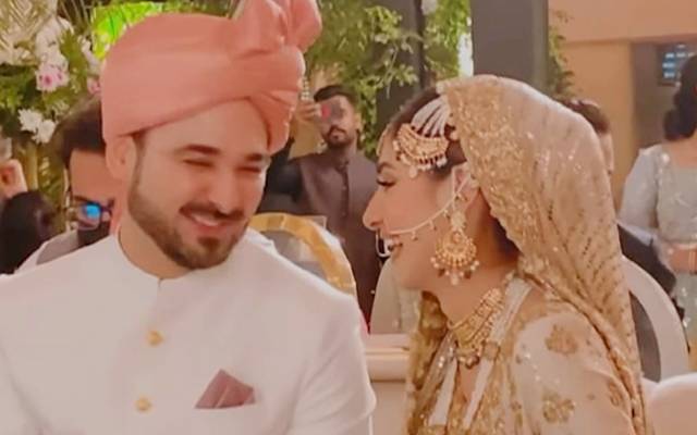 اداکارہ صنم جنگ کی بہن کی شادی پر دولہے کا ڈانس، ویڈیو وائرل