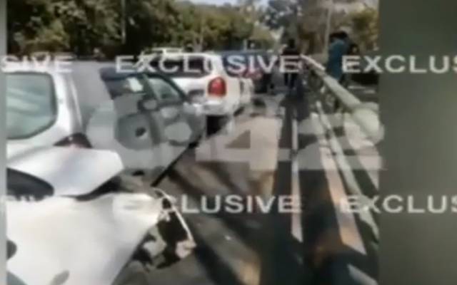 کینال روڈ پر 6 گاڑیاں آپس میں ٹکرا گئیں