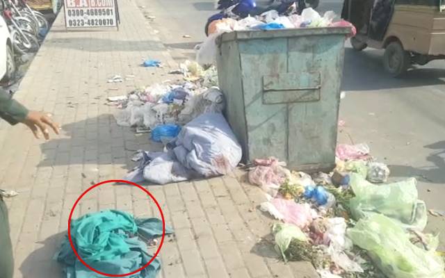 افسوسناک واقعہ، کوڑے دان سے نومولود کی لاش برآمد 