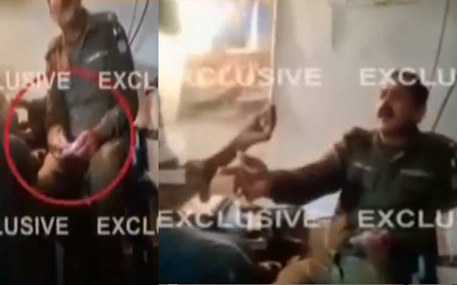 شہری کومرغاچورپولیس کےحوالےکرنامہنگاپڑگیا،فوٹیج وائرل