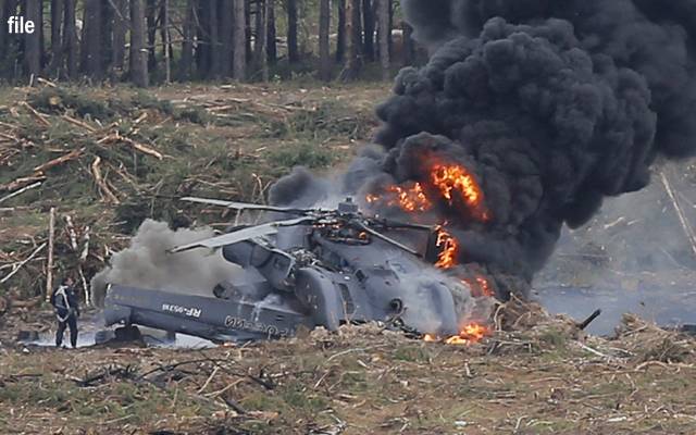 فوجی ہیلی کاپٹر حادثہ کا شکار، 4 افراد ہلاک