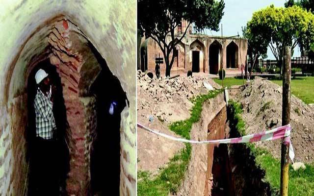 اندرون لاہور سے دریافت ہونے والی 400 سالہ پرانی سرنگ 