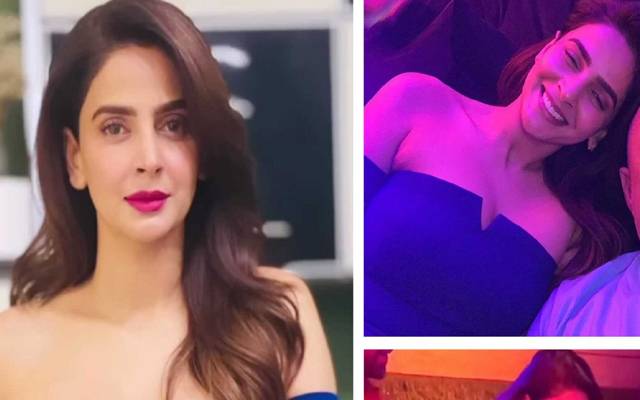 صبا قمر کی نامناسب لباس پہنے بولڈ ویڈیو وائرل