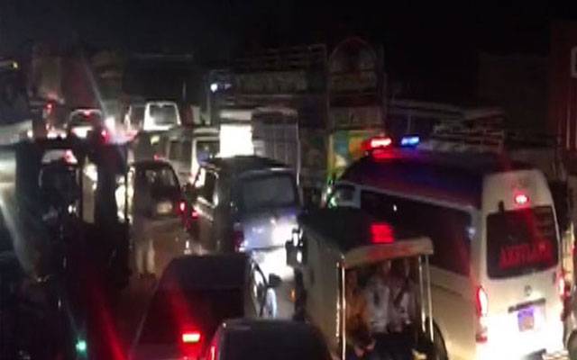 Traffic Jam in Lahore