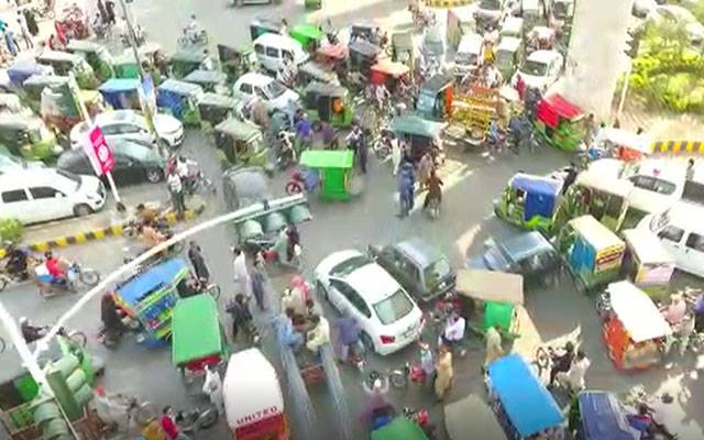 Traffic Jam in Lahore
