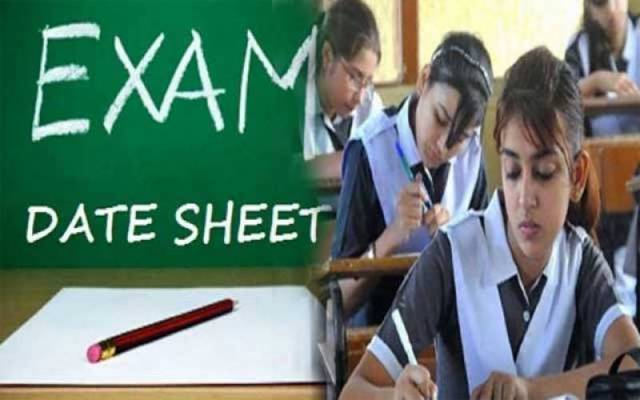 Matric Inter Date Sheet 2021