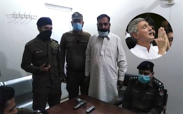 جہانگیر ترین کی پیشی پر عدالت سے مسلحہ شخص گرفتار