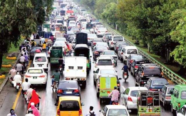 Traffic Jam in Lahore
