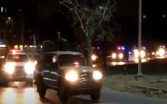 CCPO flag March in different areas-