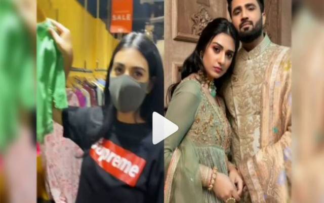 خوبرو اداکارہ سارہ خان کی ’’ننھے مہمان‘‘ کیلئے شاپنگ کی ویڈیو سامنے آگئی  