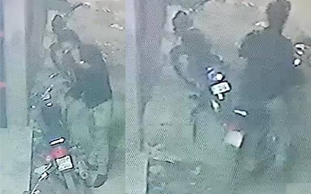 bike theft fotage